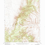 United States Geological Survey Wheelbarrow Peak, NV (1952, 62500-Scale) digital map