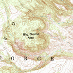 United States Geological Survey Wheelbarrow Peak, NV (1952, 62500-Scale) digital map