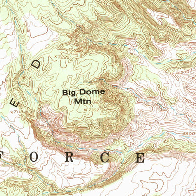 United States Geological Survey Wheelbarrow Peak, NV (1952, 62500-Scale) digital map