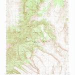 United States Geological Survey Wheelbarrow Peak, NV (1988, 24000-Scale) digital map
