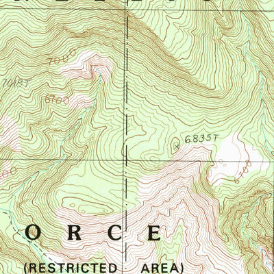 United States Geological Survey Wheelbarrow Peak, NV (1988, 24000-Scale) digital map