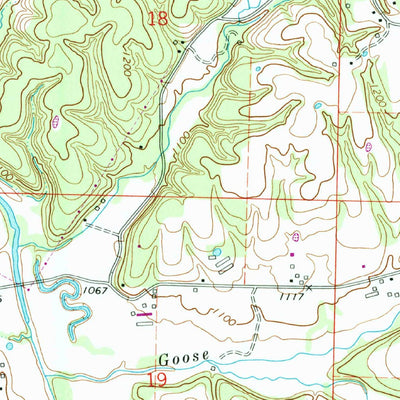 United States Geological Survey Wheeler, AR (1970, 24000-Scale) digital map
