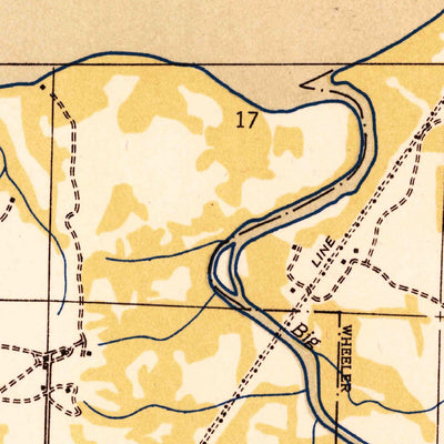 United States Geological Survey Wheeler Dam, AL (1936, 24000-Scale) digital map