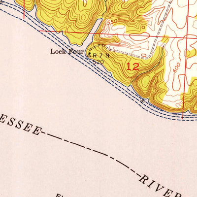 United States Geological Survey Wheeler Dam, AL (1952, 24000-Scale) digital map