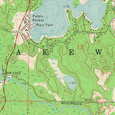 United States Geological Survey Wheeler Lake, WI (1972, 24000-Scale) digital map