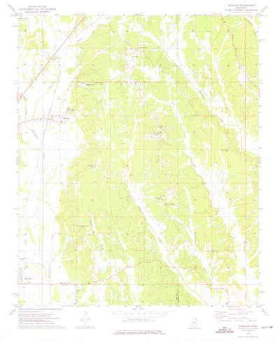 United States Geological Survey Wheeler, MS (1973, 24000-Scale) digital map