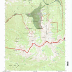 United States Geological Survey Wheeler Peak, NM (1995, 24000-Scale) digital map