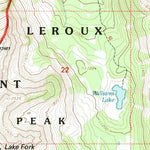 United States Geological Survey Wheeler Peak, NM (1995, 24000-Scale) digital map