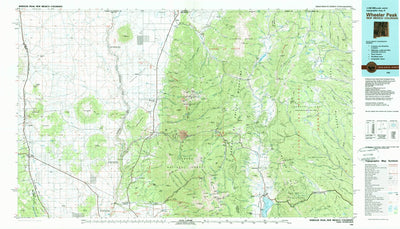 United States Geological Survey Wheeler Peak, NM-CO (1982, 100000-Scale) digital map
