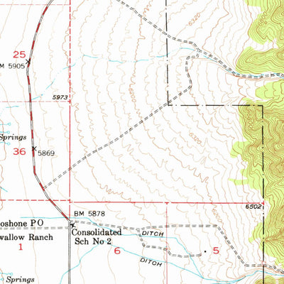 United States Geological Survey Wheeler Peak, NV (1948, 62500-Scale) digital map