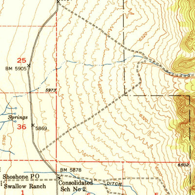United States Geological Survey Wheeler Peak, NV (1950, 62500-Scale) digital map
