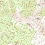 United States Geological Survey Wheeler Peak, NV (1990, 24000-Scale) digital map