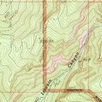 United States Geological Survey Wheeler Peak, NV (1990, 24000-Scale) digital map