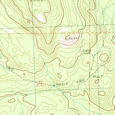 United States Geological Survey Wheeler Point, OR (1990, 24000-Scale) digital map