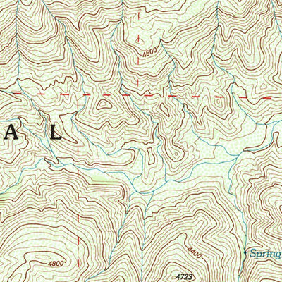 United States Geological Survey Wheeler Springs, CA (1995, 24000-Scale) digital map