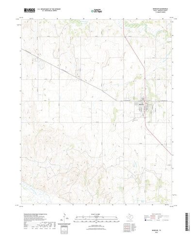United States Geological Survey Wheeler, TX (2022, 24000-Scale) digital map