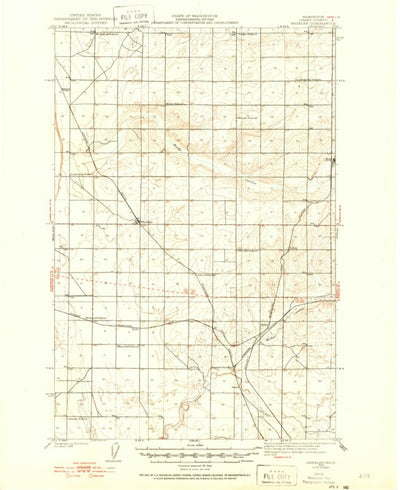 United States Geological Survey Wheeler, WA (1923, 62500-Scale) digital map