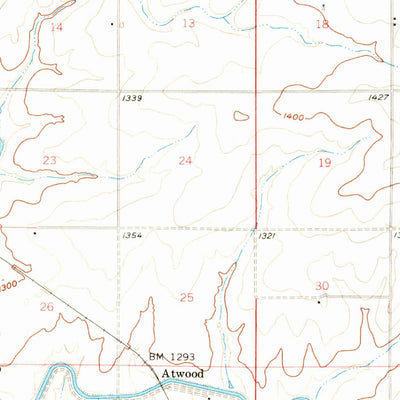 United States Geological Survey Wheeler, WA (1956, 62500-Scale) digital map