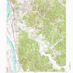 United States Geological Survey Wheelersburg, OH-KY (1961, 24000-Scale) digital map