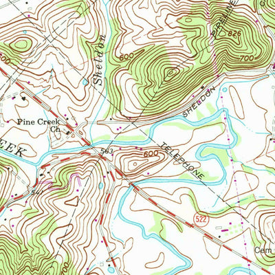 United States Geological Survey Wheelersburg, OH-KY (1961, 24000-Scale) digital map