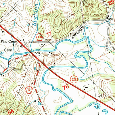 United States Geological Survey Wheelersburg, OH-KY (2002, 24000-Scale) digital map