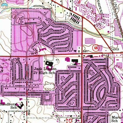 United States Geological Survey Wheeling, IL (1963, 24000-Scale) digital map