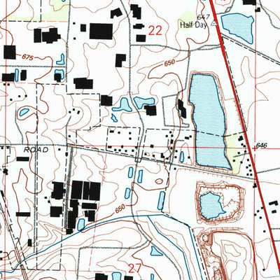 United States Geological Survey Wheeling, IL (1993, 24000-Scale) digital map