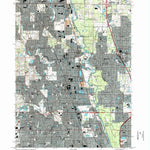 United States Geological Survey Wheeling, IL (1998, 24000-Scale) digital map