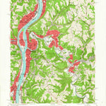United States Geological Survey Wheeling, WV-OH (1956, 24000-Scale) digital map