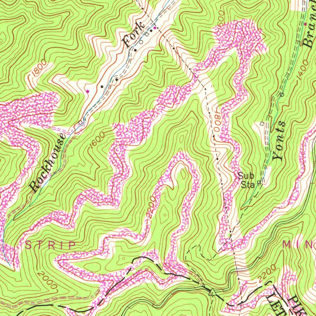 Wheelwright, KY (1954, 24000Scale) Map by United States Geological
