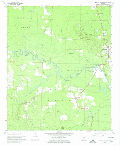 United States Geological Survey Whelen Springs, AR (1970, 24000-Scale) digital map