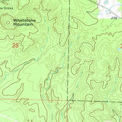 United States Geological Survey Whelen Springs, AR (1970, 24000-Scale) digital map