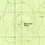 United States Geological Survey Whetstone Mountain, ME (1989, 24000-Scale) digital map