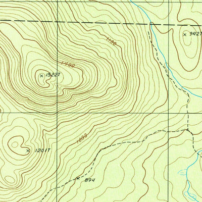 United States Geological Survey Whetstone Mountain, ME (1989, 24000-Scale) digital map