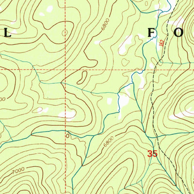 United States Geological Survey Whetstone Ridge, MT (1996, 24000-Scale) digital map