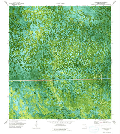 United States Geological Survey Whidden Lake, FL (1974, 24000-Scale) digital map