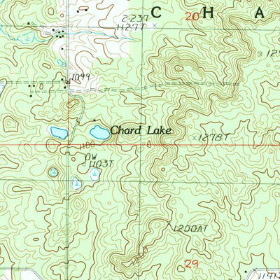 United States Geological Survey Whipple Lake, MI (1987, 24000-Scale) digital map