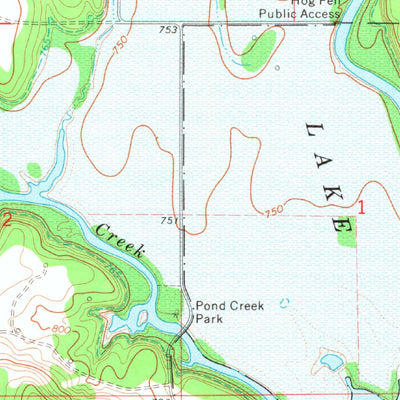 United States Geological Survey Whippoorwill, OK-KS (1973, 24000-Scale) digital map