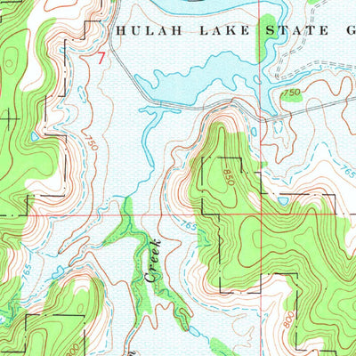United States Geological Survey Whippoorwill, OK-KS (1973, 24000-Scale) digital map