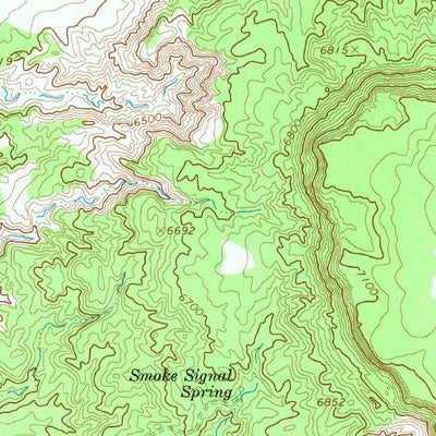 United States Geological Survey Whippoorwill Spring, AZ (1967, 24000-Scale) digital map