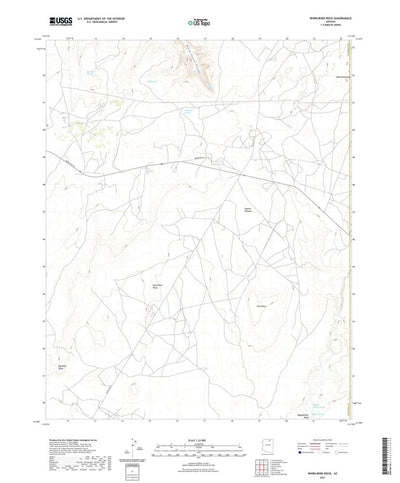 United States Geological Survey Whirlwind Rock, AZ (2021, 24000-Scale) digital map