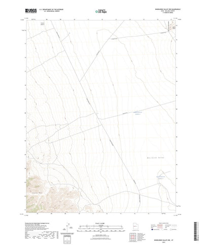 United States Geological Survey Whirlwind Valley NW, UT (2023, 24000-Scale) digital map