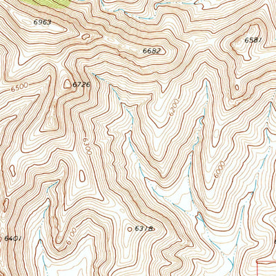 United States Geological Survey Whirlwind Valley SW, UT (1972, 24000-Scale) digital map
