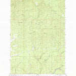 United States Geological Survey Whiskey Butte, ID (1981, 24000-Scale) digital map