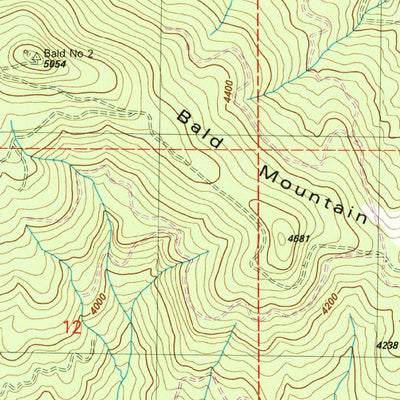 United States Geological Survey Whiskey Butte, ID (1981, 24000-Scale) digital map