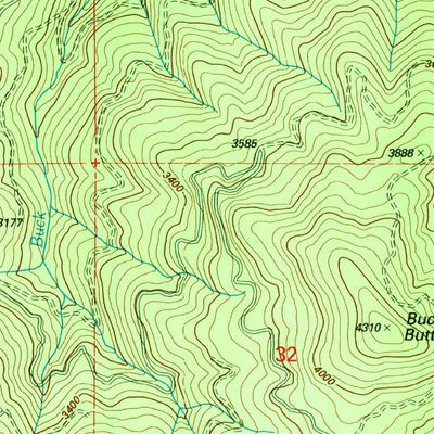 United States Geological Survey Whiskey Butte, ID (1994, 24000-Scale) digital map
