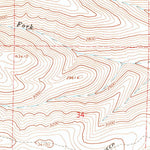United States Geological Survey Whiskey Dick Mountain, WA (1966, 24000-Scale) digital map