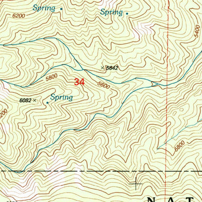 United States Geological Survey Whiskey Mountain, OR (1999, 24000-Scale) digital map
