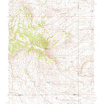 United States Geological Survey Whiskey Peak, WY (1962, 24000-Scale) digital map
