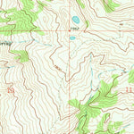 United States Geological Survey Whiskey Spring, MT (1968, 24000-Scale) digital map
